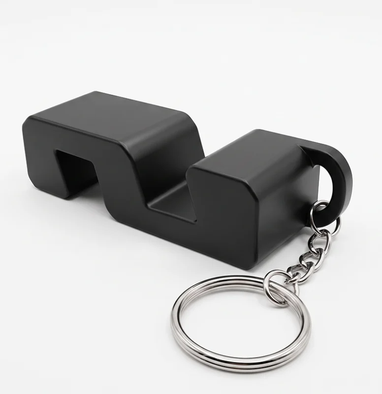 llavero soporte para celulcar con cadena personalizable